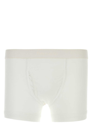 White stretch cotton boxer White TOM FORD (T4LC33040)