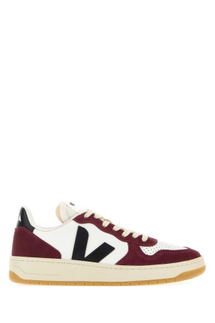 Multicolor leather and suede V-10 sneakers VEJA (VI0220864)