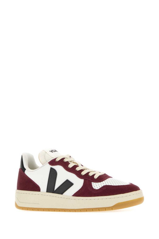 Multicolor leather and suede V-10 sneakers VEJA (VI0220864)