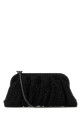 Black rhinestones knit Venus La Grande clutch BENEDETTA BRUZZICHES (0010013)