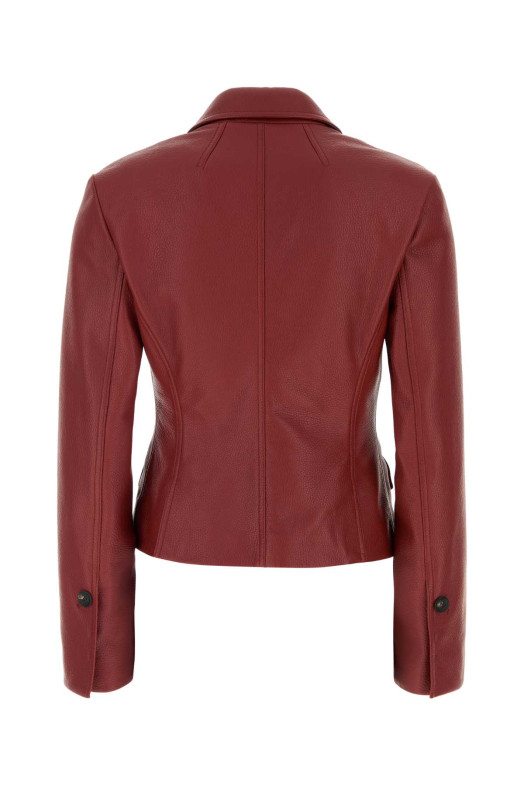 Red leather jacket SALVATORE FERRAGAMO (13I604795820)