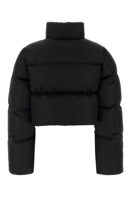 Черная пуховая куртка из материала Re-Nylon, PRADA (29D056SOOO1WQ8)
