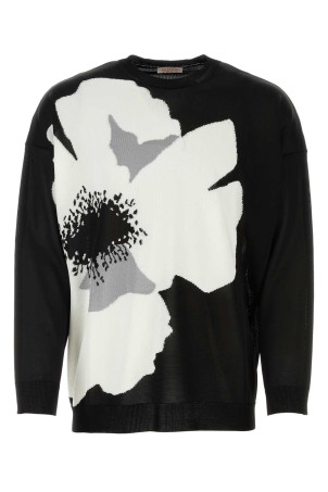 Black viscose sweater VALENTINO GARAVANI (4V0KC29TA21)