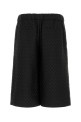 Black viscose blend bermuda shorts Black ALEXANDER MCQUEEN (814209QRABU)