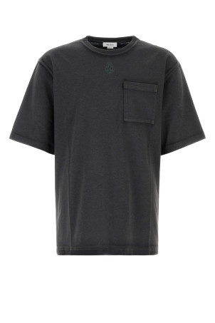 Two-tone cotton t-shirt ALEXANDER MCQUEEN (815068QTAC6)
