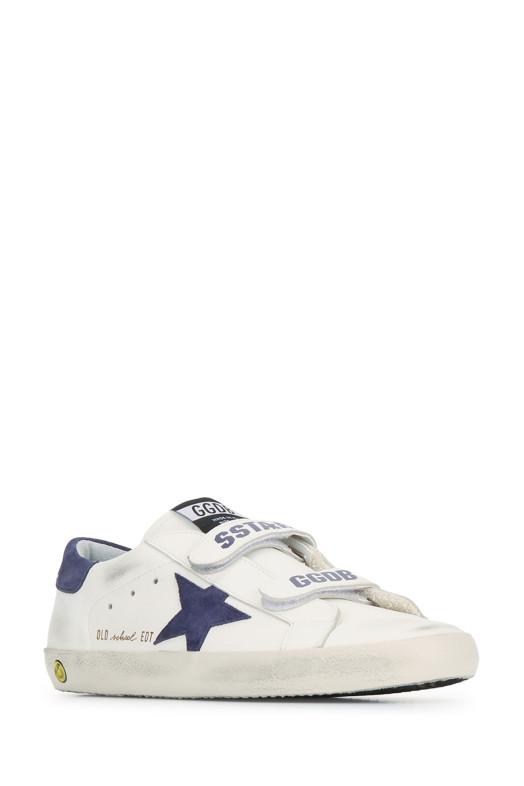 OLD SCHOOL LEATHER UPPER SUEDE STAR AND HEEL GOLDEN GOOSE DELUXE BRAND (GTF00111F000418)