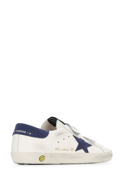 OLD SCHOOL LEATHER UPPER SUEDE STAR AND HEEL GOLDEN GOOSE DELUXE BRAND (GTF00111F000418)