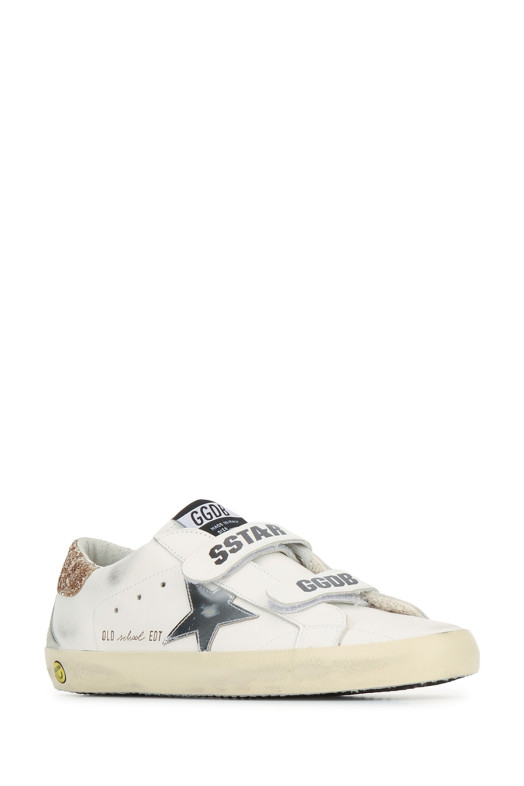 OLD SCHOOL LEATHER UPPER LAMINATED GOLDEN GOOSE DELUXE BRAND (GTF00177F008041)