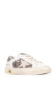 MAY: Детские ботинки Golden Goose с верхом из кожи и блестками, замшевой звездочкой и блестками H (GYF00715F005321) GOLDEN GOOSE KIDS