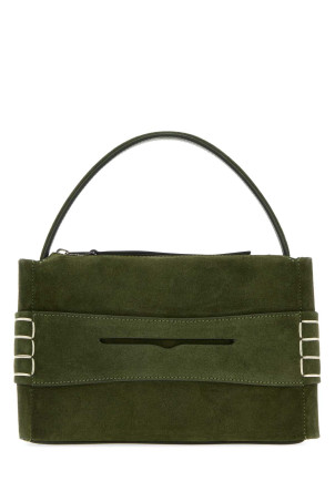 Olive green suede small Loafer handbag JW ANDERSON (HB0762LA0364)