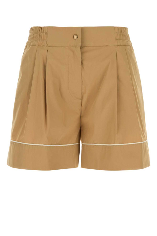 Beige poplin shorts MONCLER (L20932B00001599MW)