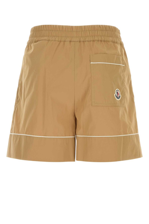 Beige poplin shorts MONCLER (L20932B00001599MW)