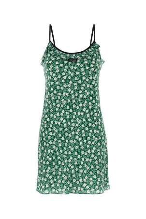Printed silk mini dress MIU MIU (MF6394SOOO197G)