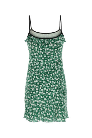 Printed silk mini dress MIU MIU (MF6394SOOO197G)