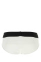 White stretch cotton brief set PALM ANGELS (PMUF002C99FAB001)
