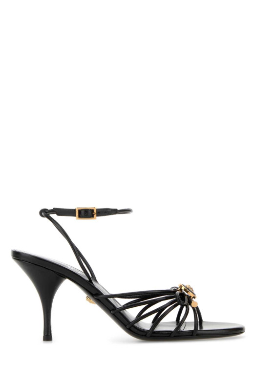Black nappa leather sandals VERSACE (10223251A14500)