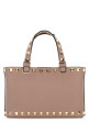Antiqued pink leather Rockstud handbag Beige VALENTINO GARAVANI (9W2P0AT0VSH)