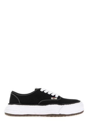 Black canvas Baker sneakers Black MAISON MIHARA YASUHIRO (A16FW704)