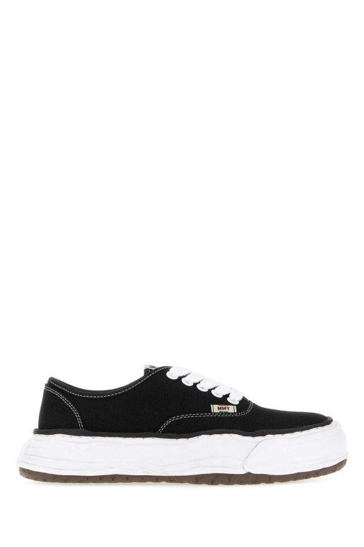 Black canvas Baker sneakers Black MAISON MIHARA YASUHIRO (A16FW704)