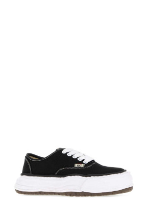 Black canvas Baker sneakers Black MAISON MIHARA YASUHIRO (A16FW704)