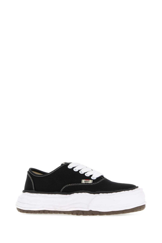 Black canvas Baker sneakers Black MAISON MIHARA YASUHIRO (A16FW704)