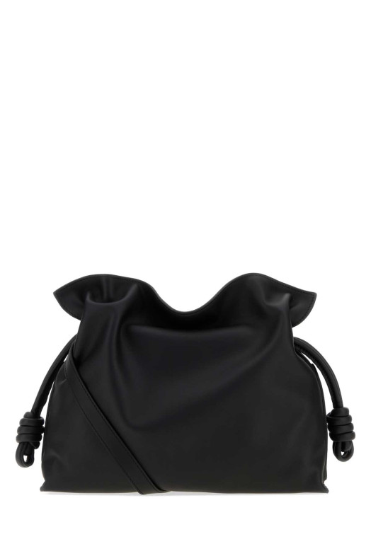 Black nappa leather medium Flamenco clutch Black LOEWE (A411FC1XD4)