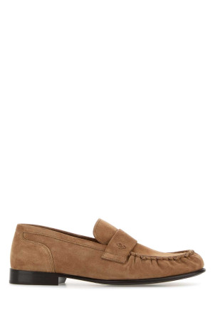 Camel suede Ellis loafers JIMMY CHOO (ELLISLOAFERFSUE)