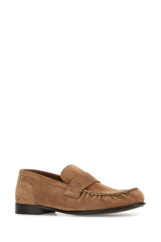 Camel suede Ellis loafers JIMMY CHOO (ELLISLOAFERFSUE)