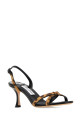 Printed calf hair Elsy 70 sandals Brown JIMMY CHOO (ELSY70LOP)