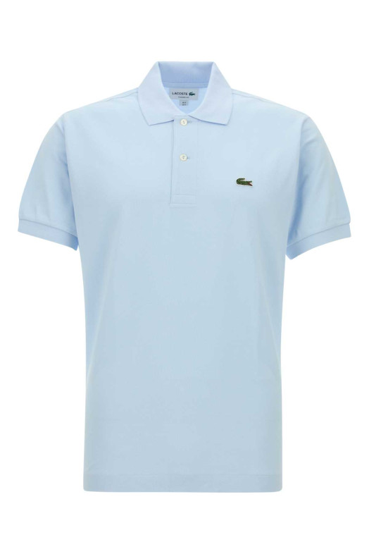Pastel light-blue piquet polo shirt LACOSTE (L1212)