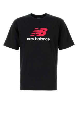 Black cotton t-shirt Black NEW BALANCE (MT51500BK)