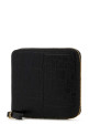 Black leather wallet Black COMME DES GARCONS (SA2100EL)