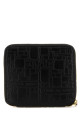 Black leather wallet Black COMME DES GARCONS (SA2100EL)