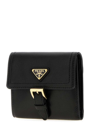 Black nappa leather wallet Black PRADA (1MH0602G6Y)