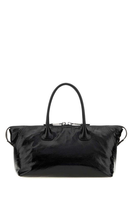 Black leather handbag Black MIU MIU (5BA3352A44)