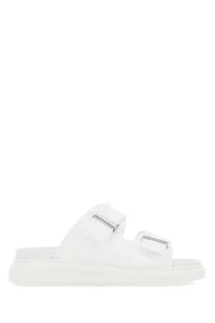 White rubber slippers White ALEXANDER MCQUEEN (663563W4Q51)