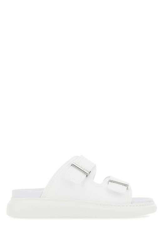 White rubber slippers White ALEXANDER MCQUEEN (663563W4Q51)