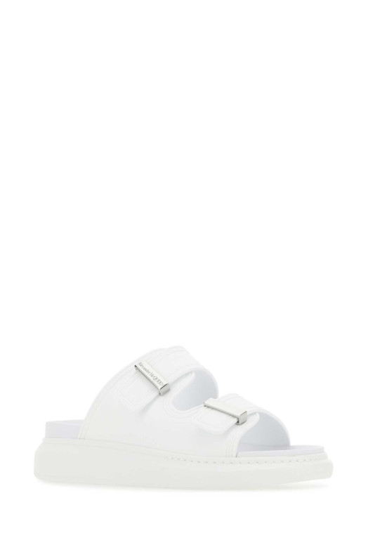 White rubber slippers White ALEXANDER MCQUEEN (663563W4Q51)