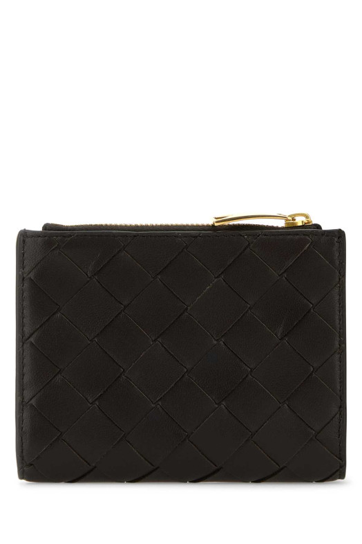 Dark brown nappa leather small Intrecciato wallet BOTTEGA VENETA (742330VCPP3)