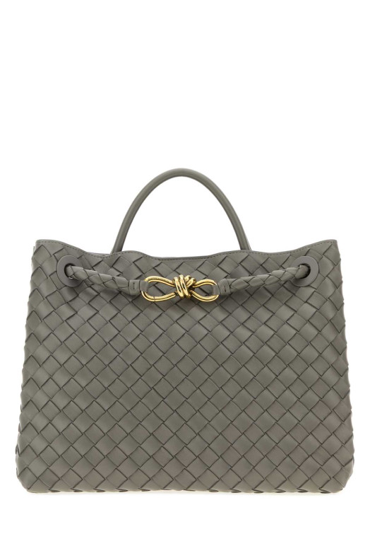 Dark grey leather Andiamo medium handbag BOTTEGA VENETA (766016VCPP1)