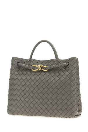 Dark grey leather Andiamo medium handbag BOTTEGA VENETA (766016VCPP1)