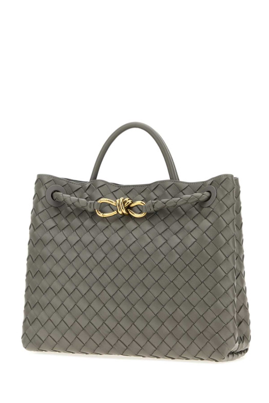 Dark grey leather Andiamo medium handbag BOTTEGA VENETA (766016VCPP1)