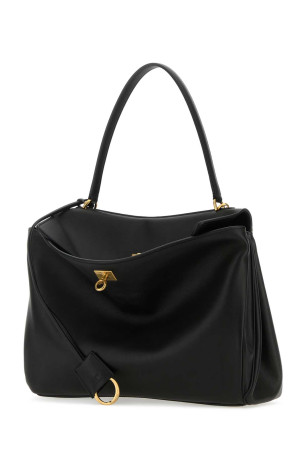 Black leather medium Rodeo handbag Black BALENCIAGA (7897722AA4V)