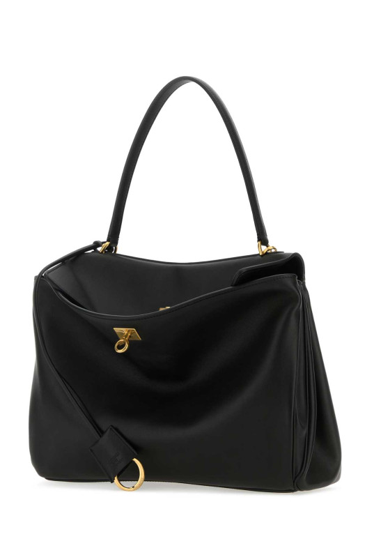 Black leather medium Rodeo handbag Black BALENCIAGA (7897722AA4V)