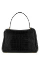 Black leather Rodeo handbag Black BALENCIAGA (7897722AA5L)