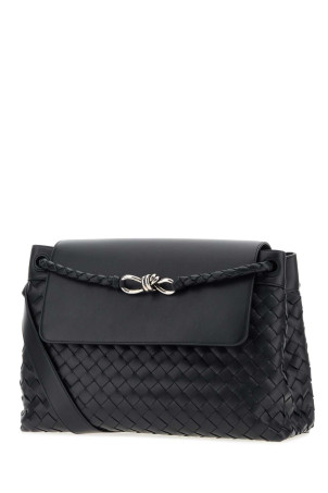 Midnight blue leather medium Andiamo crossbody bag BOTTEGA VENETA (807715V2HLD)