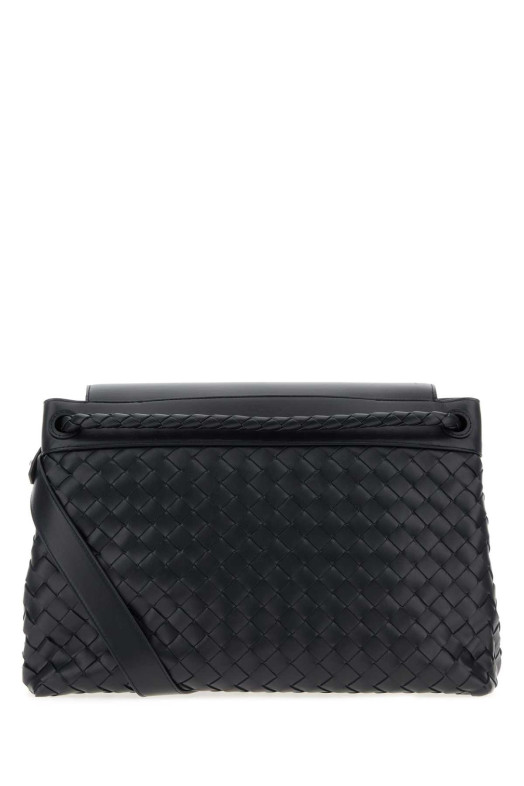Кожаная сумка через плечо среднего размера «Andiamo» цвета «Midnight Blue» от BOTTEGA VENETA (807715V2HLD)