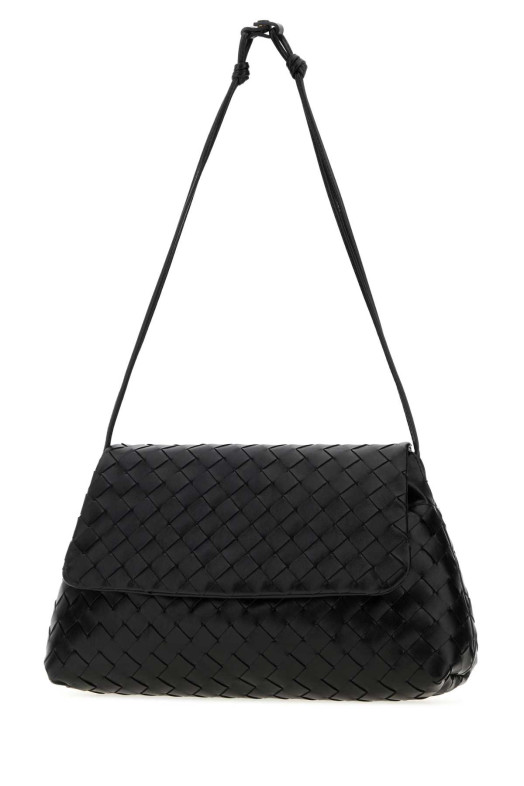 Черный кожаный клатч Black BOTTEGA VENETA (857657V3IV0)