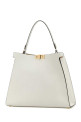 Ivory leather large Fendi Way shopping bag FENDI (8BN369AY5B)
