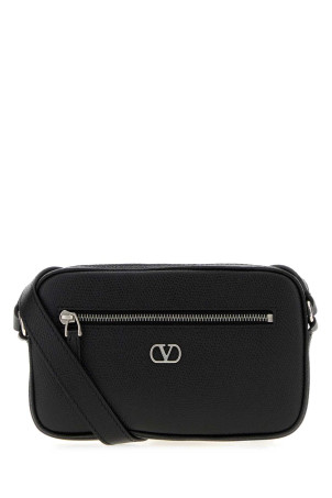 Black leather VLogo Signature crossbody bag Black VALENTINO GARAVANI (9Y2P0AW7UAG)